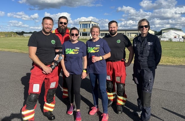 Air Ambulance 5k soars to success: raising funds for the charity