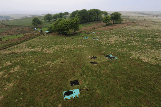 Excavations on Larkbarrow Farm, Exmoor.