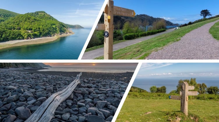 New stretches of the coastal path across Exmouth are becoming part of the King Charles III England Coast Path.