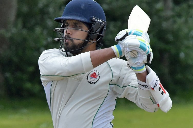 Vishnu Kombath - unbeaten ton for Minehead Thirds