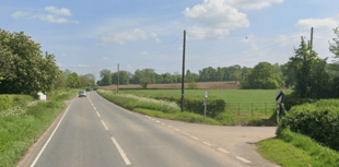 Car crash blocks A358 in both directions