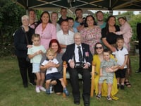 Proud George finally receives Second World War medals