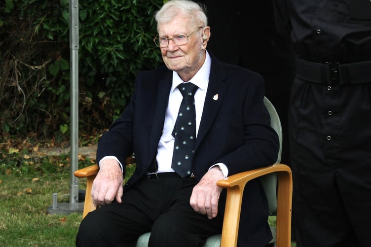 Second World War veteran George Lewis, of Watchet, about to receive medals which went missing 80 years ago.