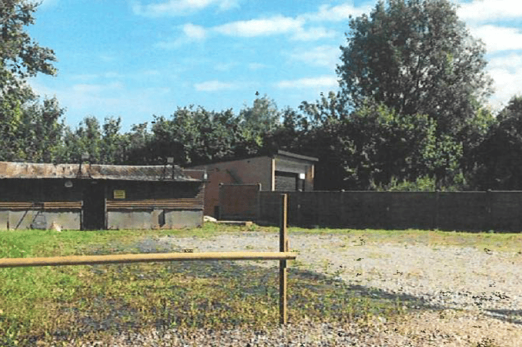 The existing Royal British Legion clubhouse and new shooting range building in Williton.