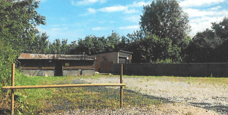 The existing Royal British Legion clubhouse and new shooting range building in Williton.