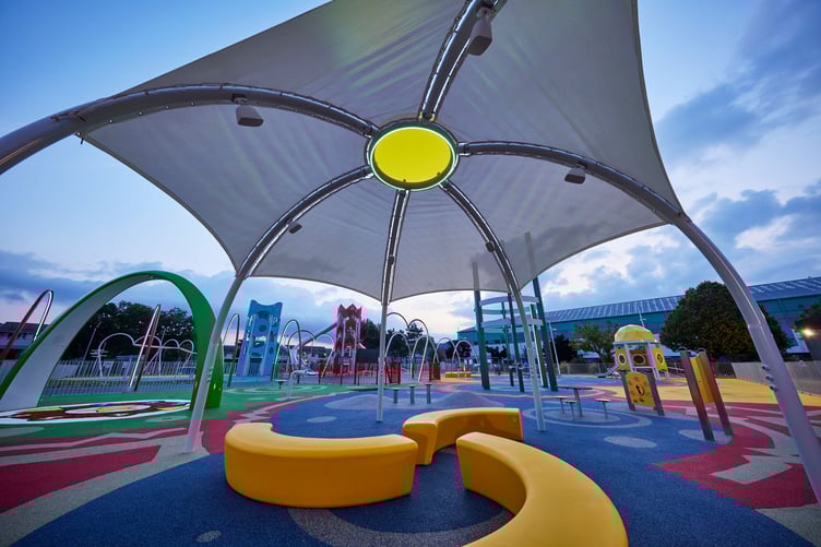 Butlin's new SKYPARK play area on its Minehead holiday resort has six different zones.