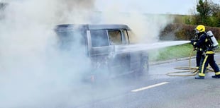 Car destroyed in early hours sea front blaze