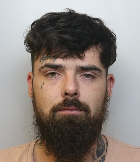 Jailed for domestic abuse - Ashley Jeanes. PHOTO: ASP custody photo.