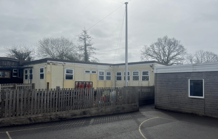 The existing Stawley School with its hall on left. PHOTO: LED Architects.
