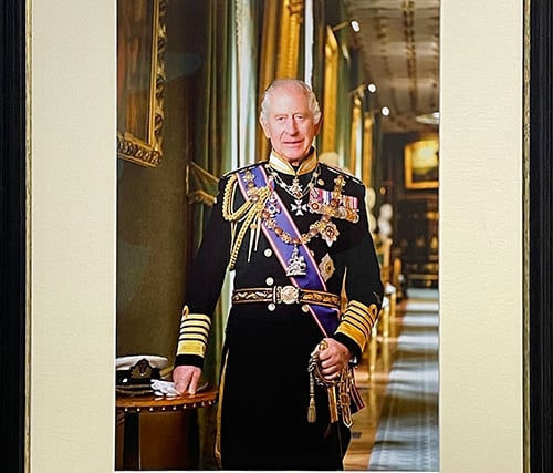 Councillors reject King's portrait offer but villagers vote for it