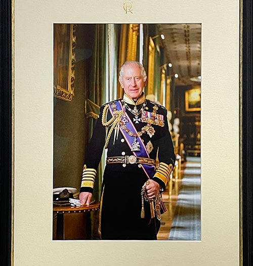 Councillors reject King's portrait offer but villagers vote for it