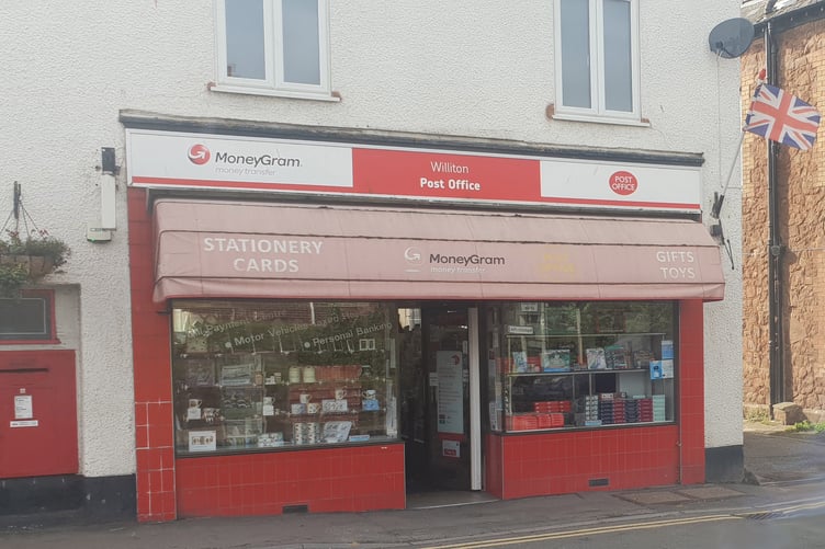 Williton's Post Office is being taken on by Kiran Malik from the end of August.