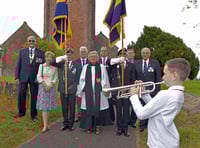 Village sees legion standards laid up