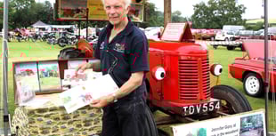 Davey the tractor chugs into print