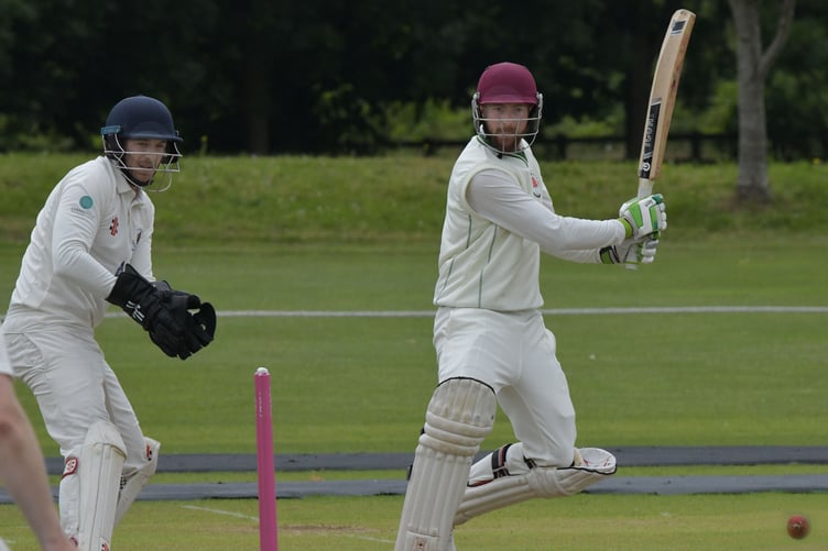 Darren Sherring - hit a towering six before being out.