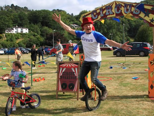 Village puts on traditional country fair.