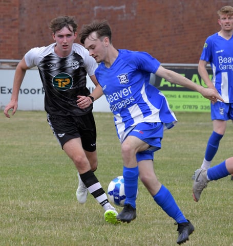 Toby Waghorn - close to scoring for Minehead