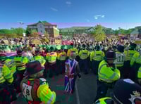 Police aware of planned protests and say 'violence won't be tolerated'