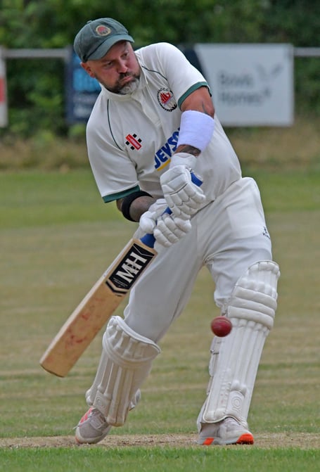 Gregg Howard who scored 39 for Minehead Seconds in their one-wicket loss away to Wellington Seconds in the third division of the Somerset Cricket League