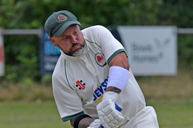 Gregg Howard who scored 39 for Minehead Seconds in their one-wicket loss away to Wellington Seconds in Division Three of the Somerset Cricket League