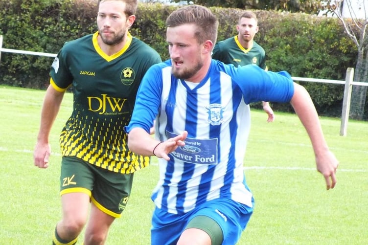 Rob Vickers - who put Minehead ahead