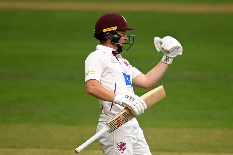 James Rew - 55 not out for Somerset