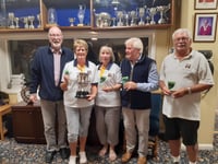 Mark Palmer's team triumph in inter-club bowls league 
