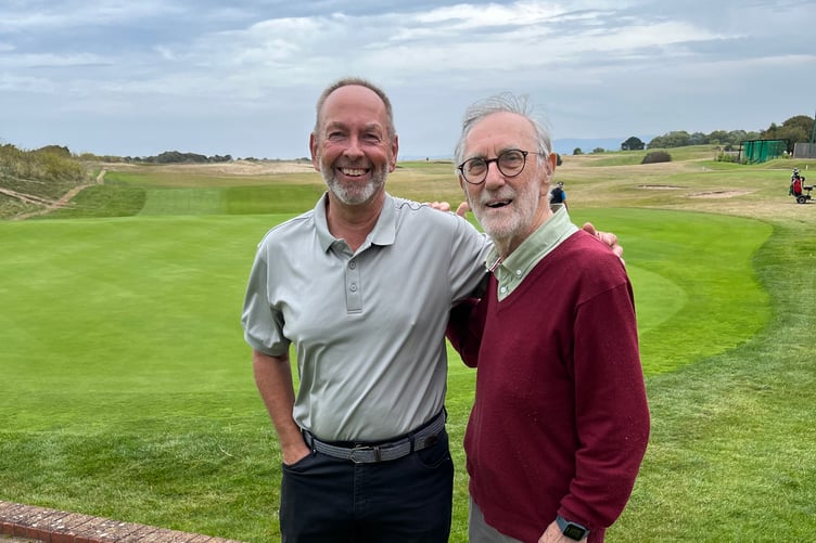 Winners of the New Century Cup Chris Durman (left) and Edward Frewin.