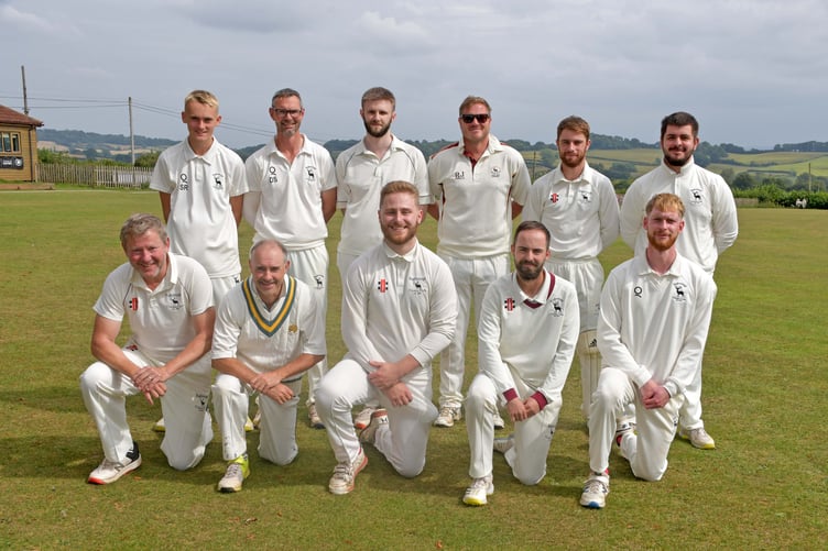 West Somerset League side Bagborough, back left to right: Sammy Rollinson, David Stirzaker, Matthew Raffill, Tom Eve, Craig Swimburne, Jack Martin; front: Jed Glandill, Paul York-Smith, Blake Jones, James Middleton, Henry Stirzaker.