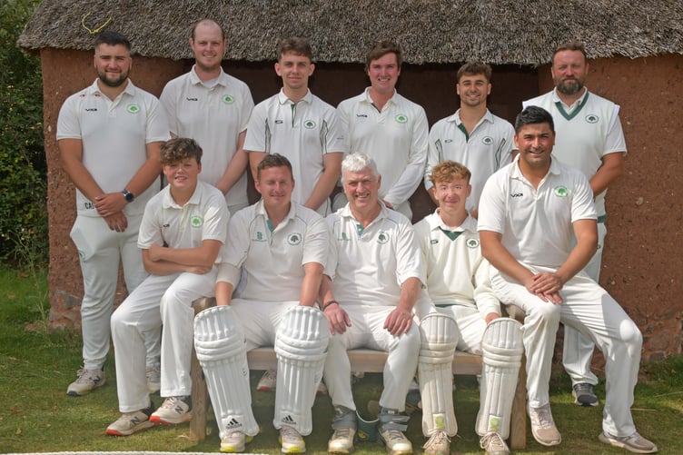 Ashbrittle, back left to right: Callum White, Matt Lovell, Steven Grant, Luke Williams, Oliver Edwards, Mark White; front: Oliver White, Wilf Embleton, Rob Williams (capt), Wilf Burns-Cox, Sam Shaikh.
