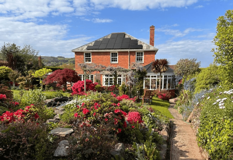 Detached five bedroom family home comes to market in Minehead suburb