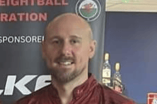 Mark Williams - in Wales A's pool winning team