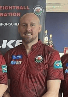 Mark Williams - in Wales A's pool winning team