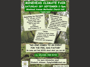 Minehead Climate Fair to inspire West Somerset with positive solutions