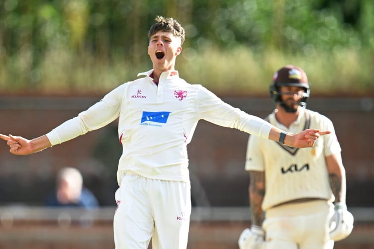 Archie Vaughan - scored 69 for Somerset in their second innings