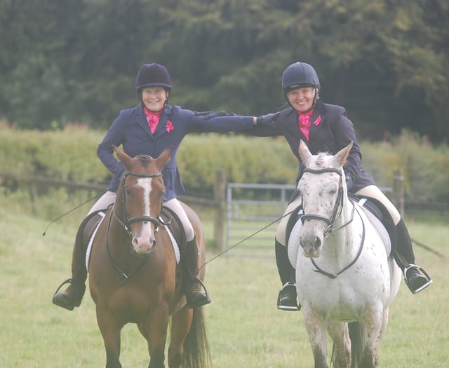 Riding club goes pink for charity