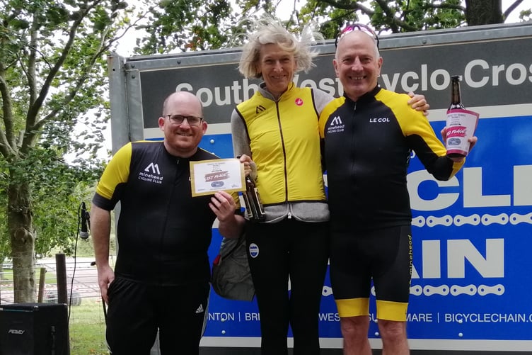 Left to right: Nathan Bale, Louise Crossman and David Bray