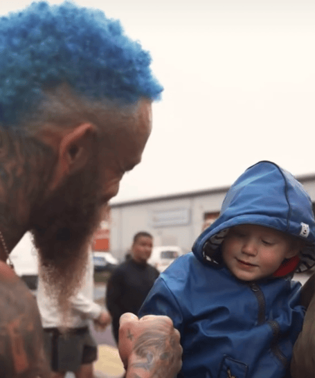 Cancer survivor Ray Carr met Ashley Cain earlier this year (Photo: Bonnie Upham)