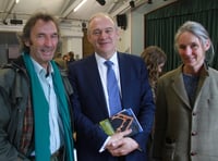 Farmers pack town hall to discuss industry issues with Lib Dem leader
