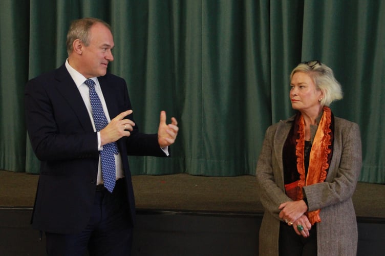 Sir Ed Davey and Rachel Gilmour MP
