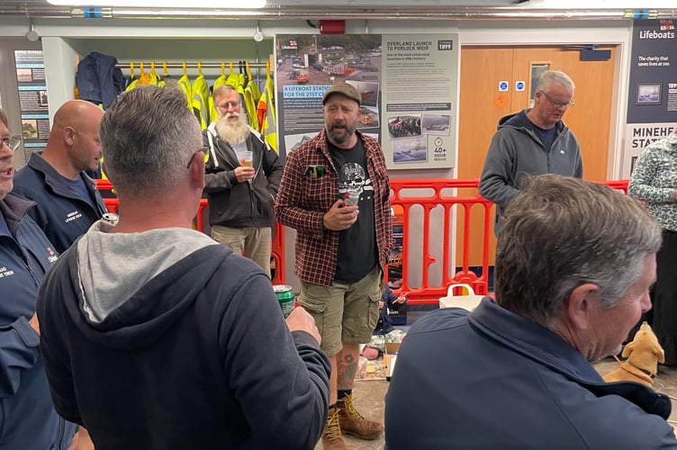 Lynmouth Shanty Crew and DZ Buoys are due to sing at Porlock Village Hall on Friday and Saturday, November 1-2 (Photo: Minehead RNLI)