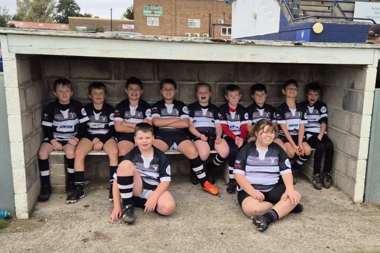 Back, left to right: Ronnie Harris, Sam Blackmore, Henry Ellicott, Toby Blackshaw, Amelia Westwood, William Sellick, Liam Floyd, Rupert Barrass and Jack Barry; front: Joshua Wyatt and Isabella Austin-Smith