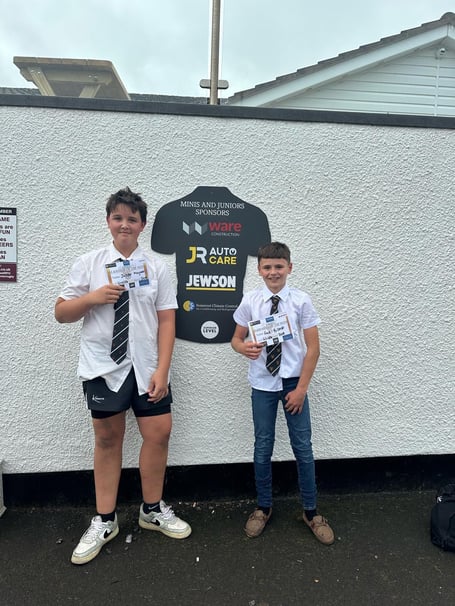 Jasper Mayhew (left) and Fred Bishop