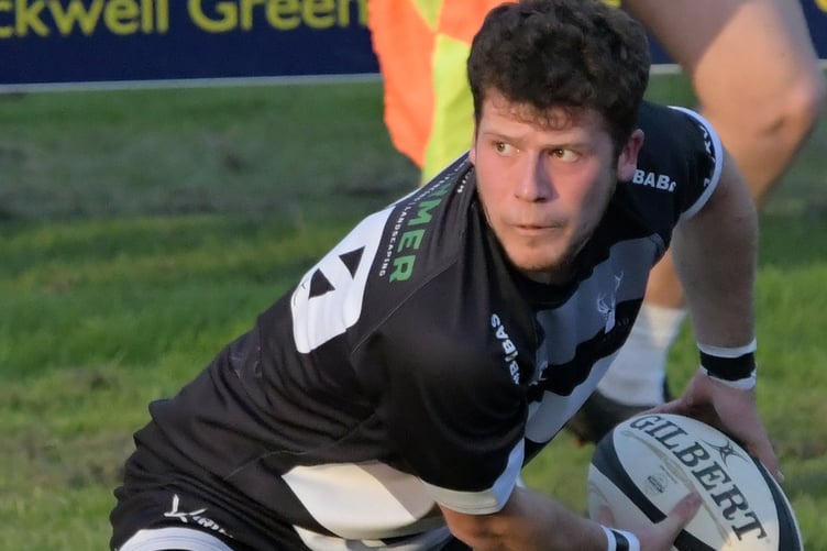 Will Hawker - back in Minehead's rugby squad