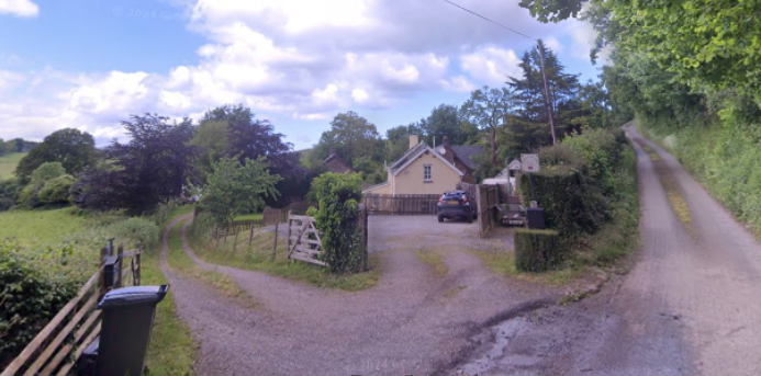 The scene of holidaymaker Paul Smith's death near Luxborough. PHOTO: Google Maps.