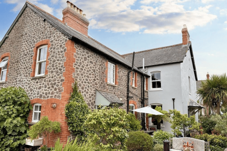 Beautifully presented five bedroom family home comes in Market in Minehead for £450k