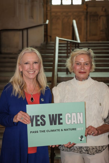 MP Rachel Gilmour (right)