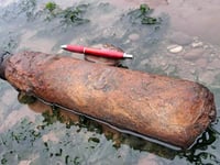 Suspected unexploded bomb causes scare for town