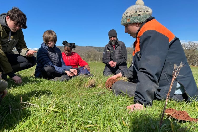 A Young Rangers skills day in Exmoor National Park. PHOTO: ENPA.