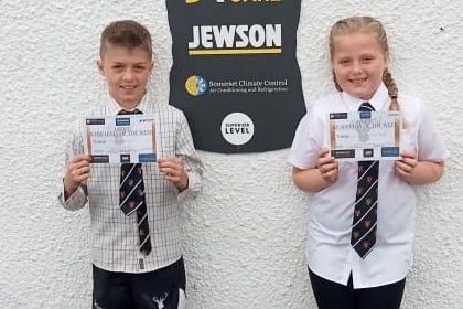 Jack Berry (left) and Amelia Westwood